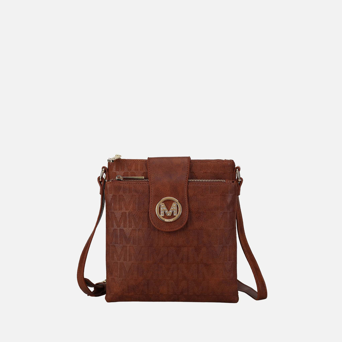 Mkf Collection by Mia K. - Marietta Signature Crossbody Bag