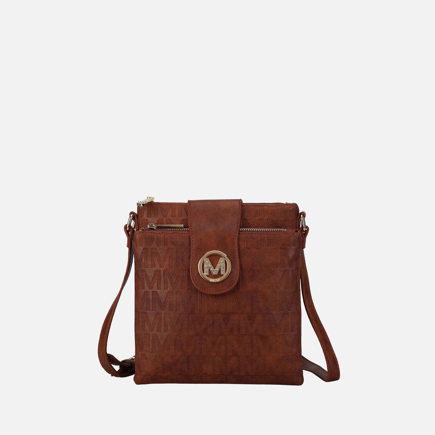 Mkf Collection by Mia K. - Marietta Signature Crossbody Bag