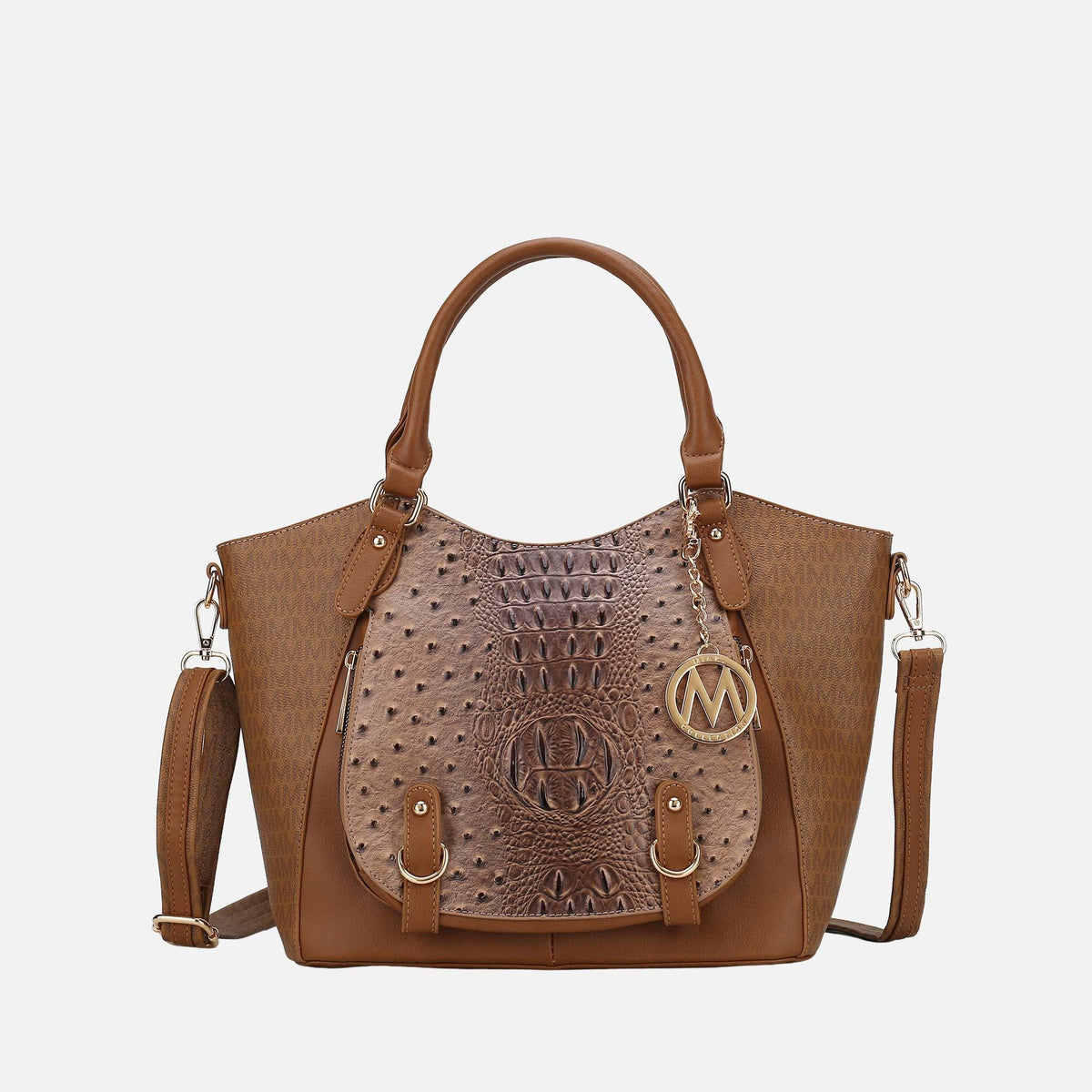 Mkf Collection by Mia K. - Jacqueline Signature Shoulder Bag