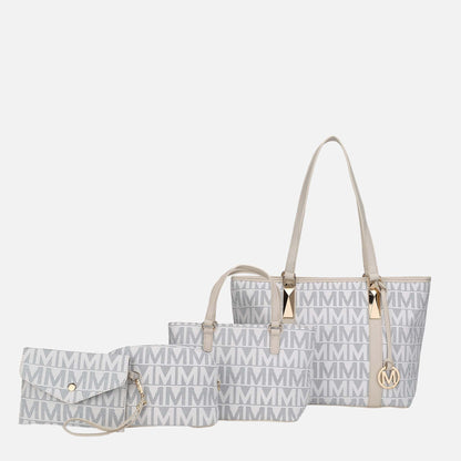 Mkf Collection by Mia K. - Marimar Signature Tote Bag and Set