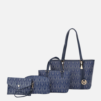 Mkf Collection by Mia K. - Marimar Signature Tote Bag and Set