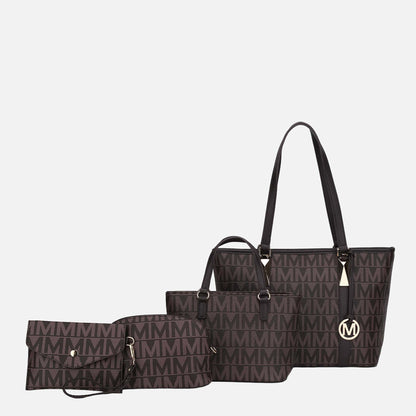 Mkf Collection by Mia K. - Marimar Signature Tote Bag and Set