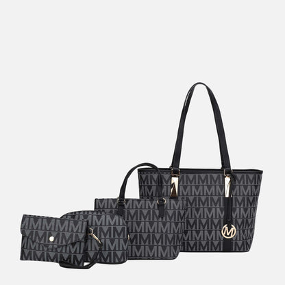 Mkf Collection by Mia K. - Marimar Signature Tote Bag and Set