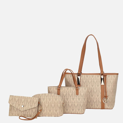 Mkf Collection by Mia K. - Marimar Signature Tote Bag and Set