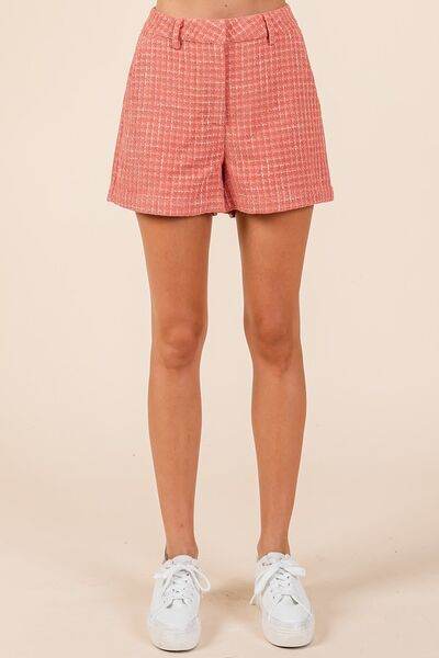 Mittoshop Tweed Classic Shorts with Side Pockets - us.meeeshop