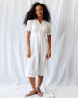 Swiss Dot Scallop Dress