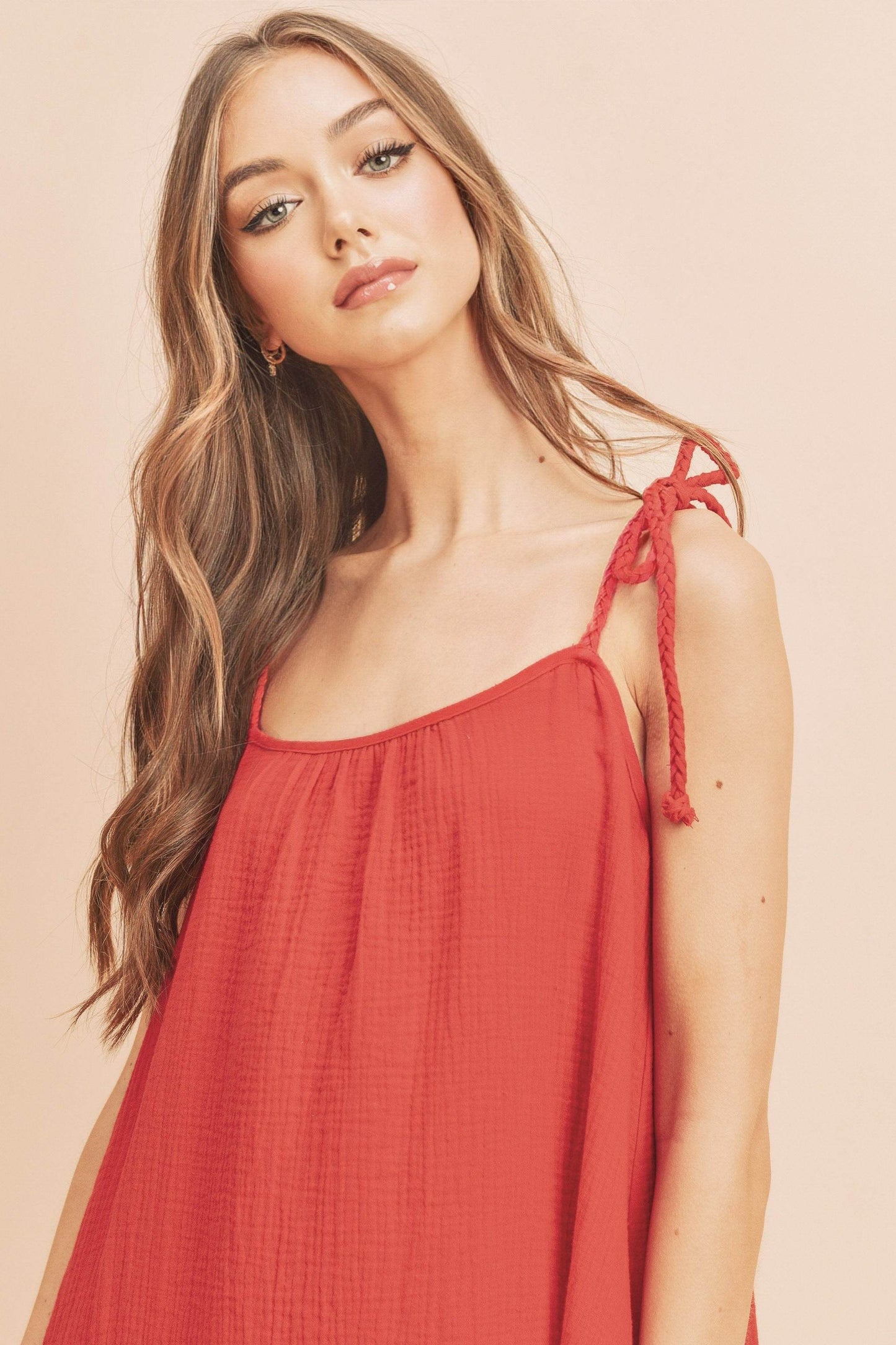 Aemi+Co Midi Cami Dress with Pockets - us.meeeshop