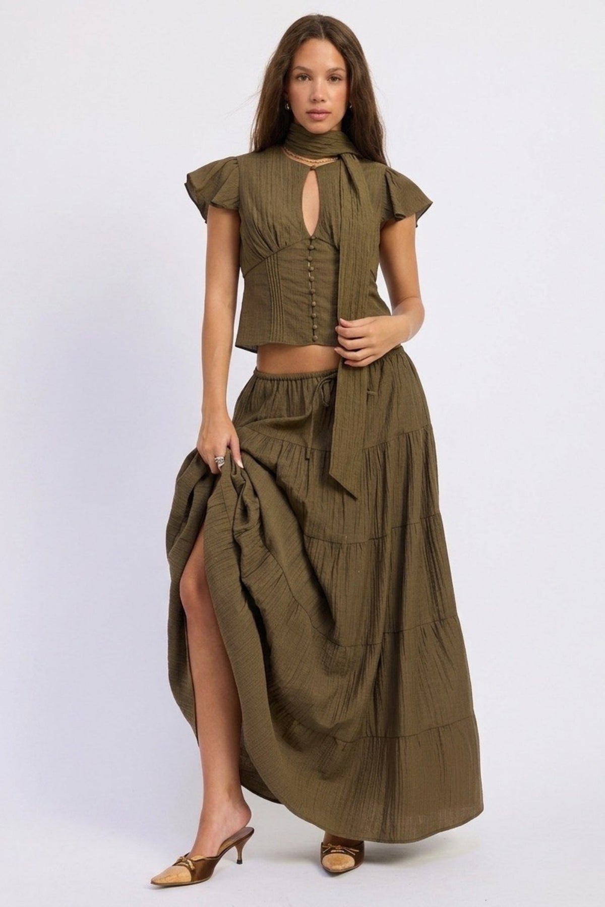 Emory Park Lumina Maxi Skirt