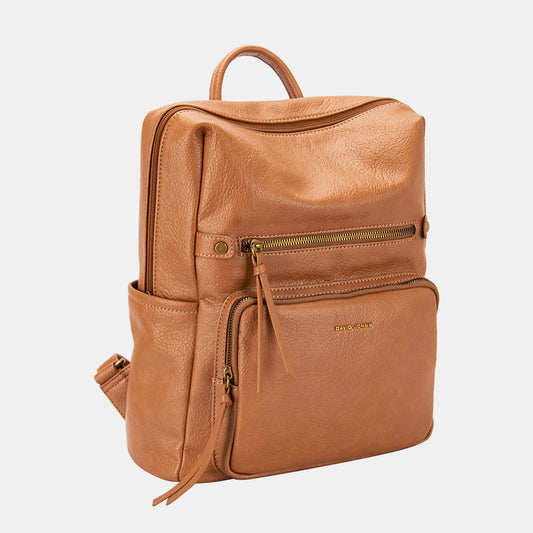 David Jones PU Leather Backpack Bag | us.meeeshop