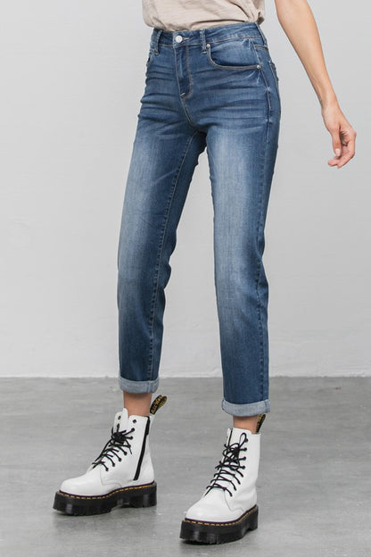 Slim Boyfriend Jeans us.meeeshop -  Pants