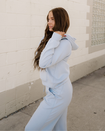 Harlow Half Zip Thumbhole Sleeve Hoodie Active Pants 2pcs Outfit