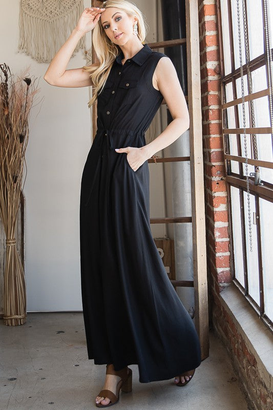 Jade By Jane Button Down Maxi Dress | us.meeeshop