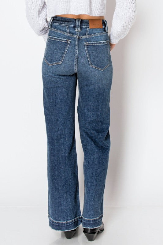 Cindy Tummy Control 90's Vintage Stretch Wide Jean | view 9 | Artemis Vintage | us.meeeshop