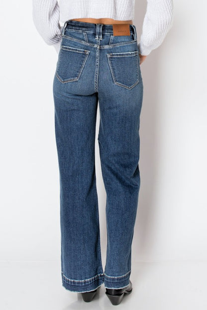 Cindy Tummy Control 90's Vintage Stretch Wide Jean | view 9 | Artemis Vintage | us.meeeshop
