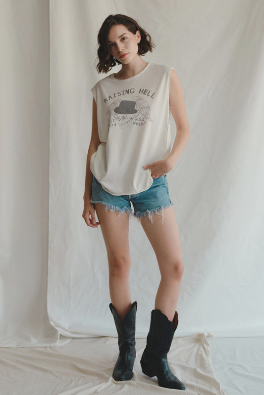 raising hell tank Raising Hell Tank view 2 (top) - shop at us.meeeshop