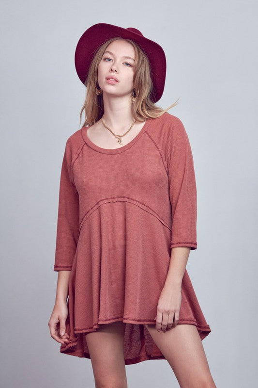 Thermal Highlow Tunic (women's shirts & tops) - shop at us.meeeshop