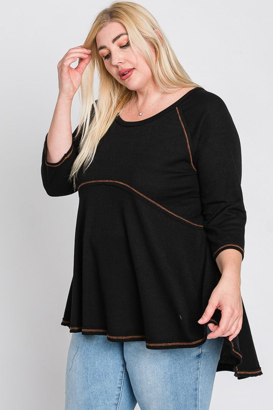 Thermal Highlow Tunic (women's shirts & tops) - shop at us.meeeshop