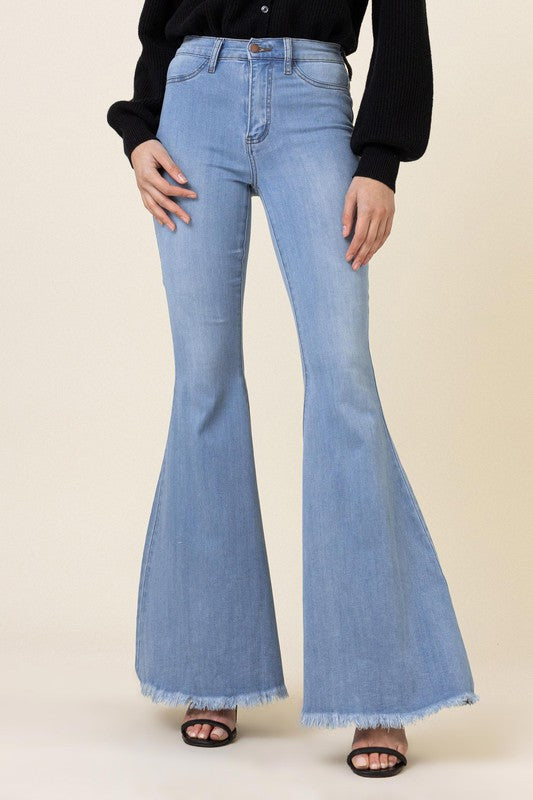 Vibrant MIU High Waisted Flare Jeans | us.meeeshop