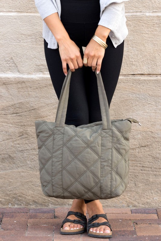 quilted tote Quilted Tote view 2 (bag) - shop at us.meeeshop