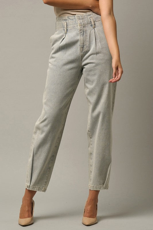 Super High Waist Balloon Jeans us.meeeshop -  Pants