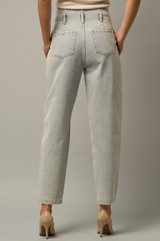 Super High Waist Balloon Jeans us.meeeshop -  Pants