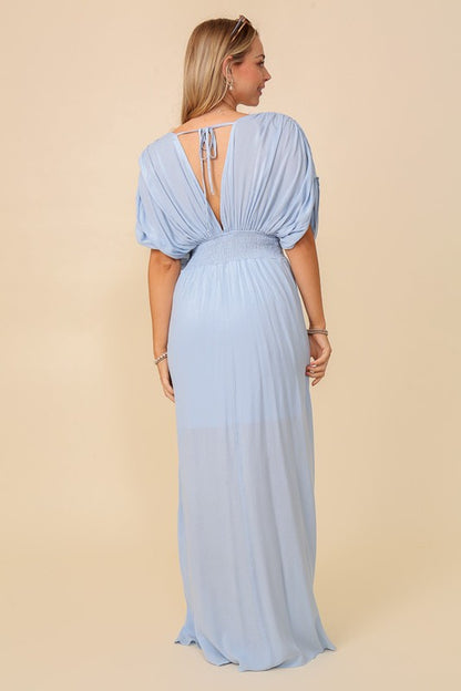 TIMING Summer Spring Vacation Maxi Sundress Lined | us.meeeshop