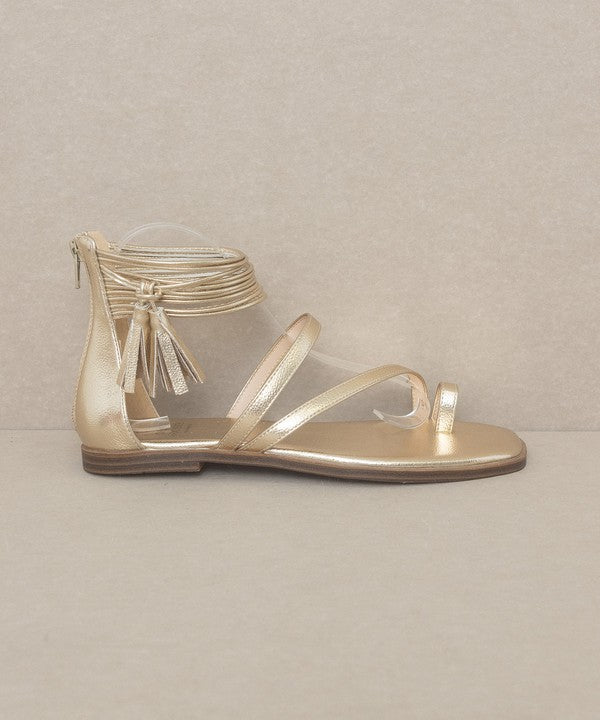 Oasis Society Abril - Strappy Ankle Wrap Sandal | us.meeeshop