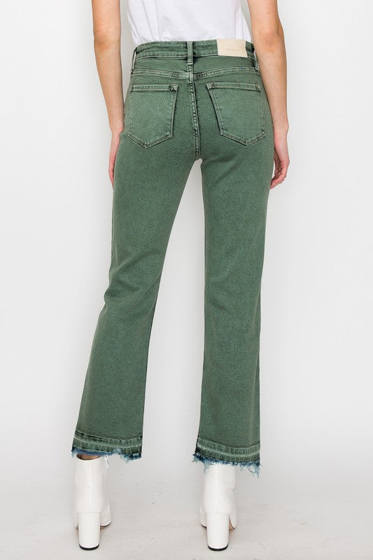 elena tummy control Elena Tummy Control High Rise Straight Jeans view 14 (bottom) - shop at us.meeeshop