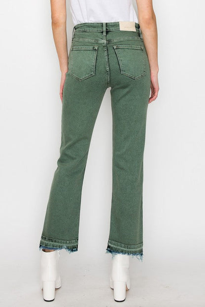 elena tummy control Elena Tummy Control High Rise Straight Jeans view 14 (bottom) - shop at us.meeeshop