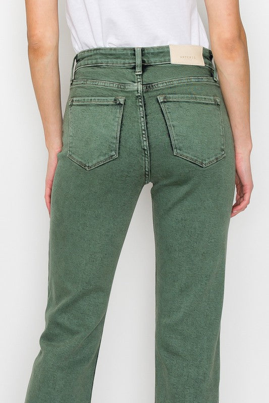 elena tummy control Elena Tummy Control High Rise Straight Jeans view 18 (bottom) - shop at us.meeeshop