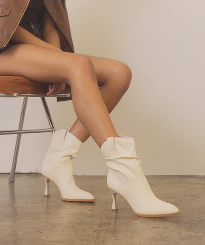 OASIS SOCIETY Riga - Western Inspired Slouch Boots | us.meeeshop