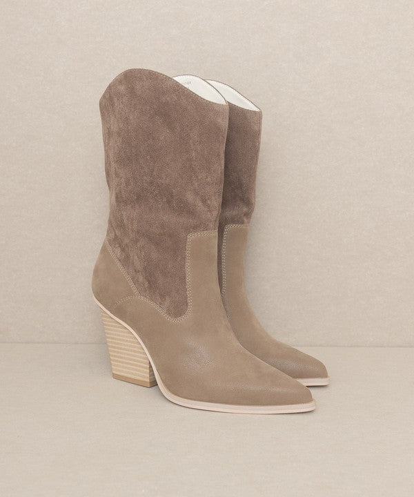 OASIS SOCIETY Marseille - Loose Fit Western Boots | us.meeeshop
