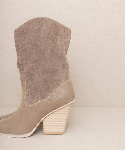 OASIS SOCIETY Marseille - Loose Fit Western Boots | us.meeeshop