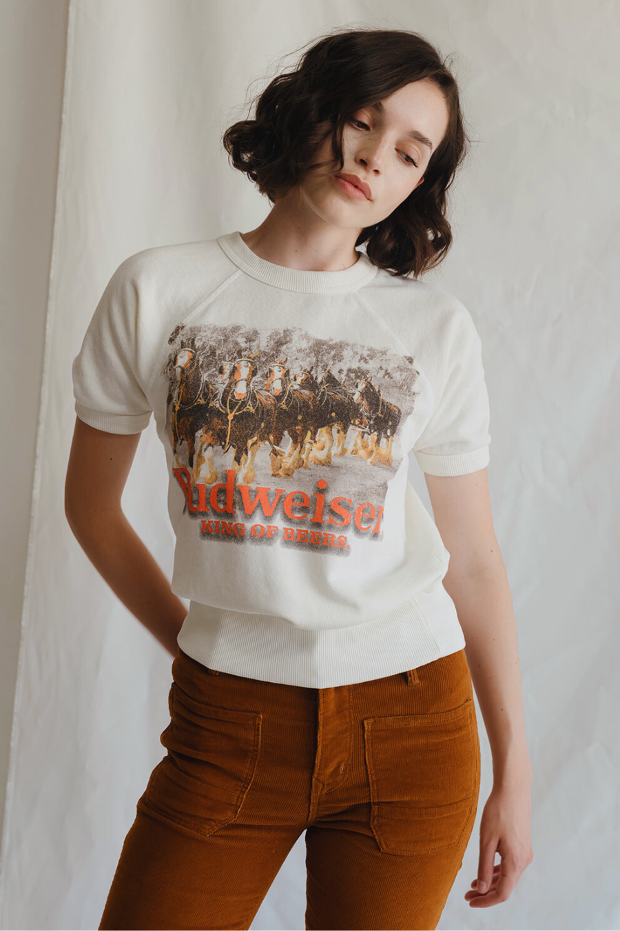 budweiser clydesdale raglan Budweiser Clydesdale Raglan XS (piece) - shop at us.meeeshop