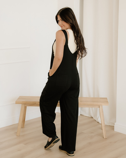 zinnia raw seam Zinnia Raw Seam Big Flower Patched Loose Overall Jumper view 10 (piece) - shop at us.meeeshop