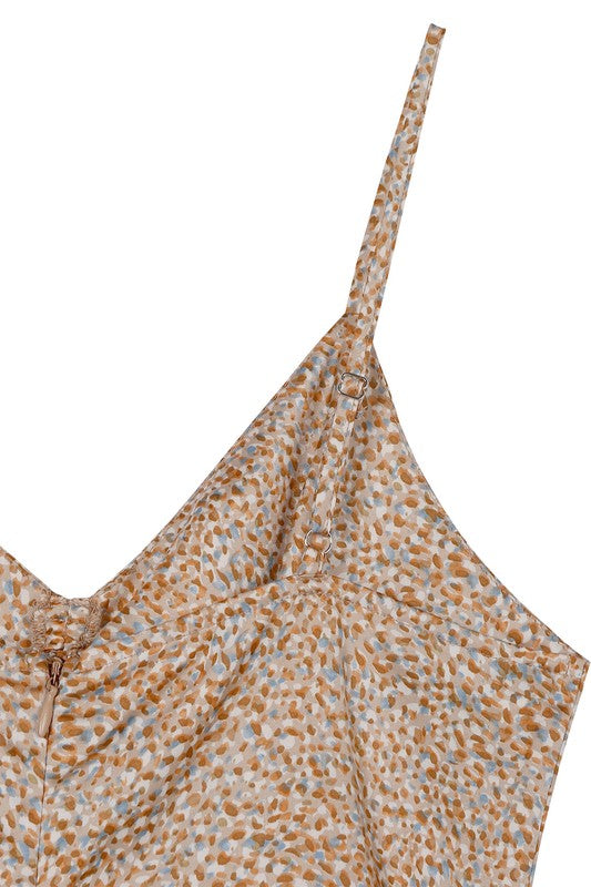 Lilou SL leopard print shirred dress | us.meeeshop