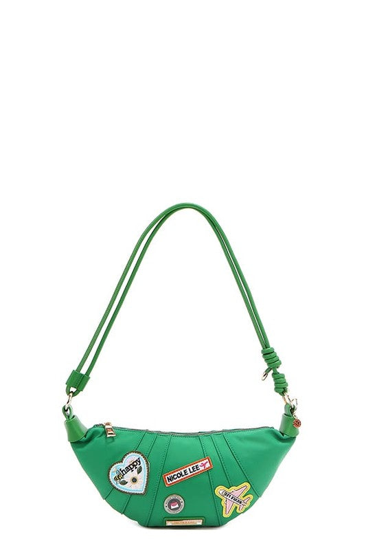 Nicole Lee USA Color Patch Croissant Bag - us.meeeshop