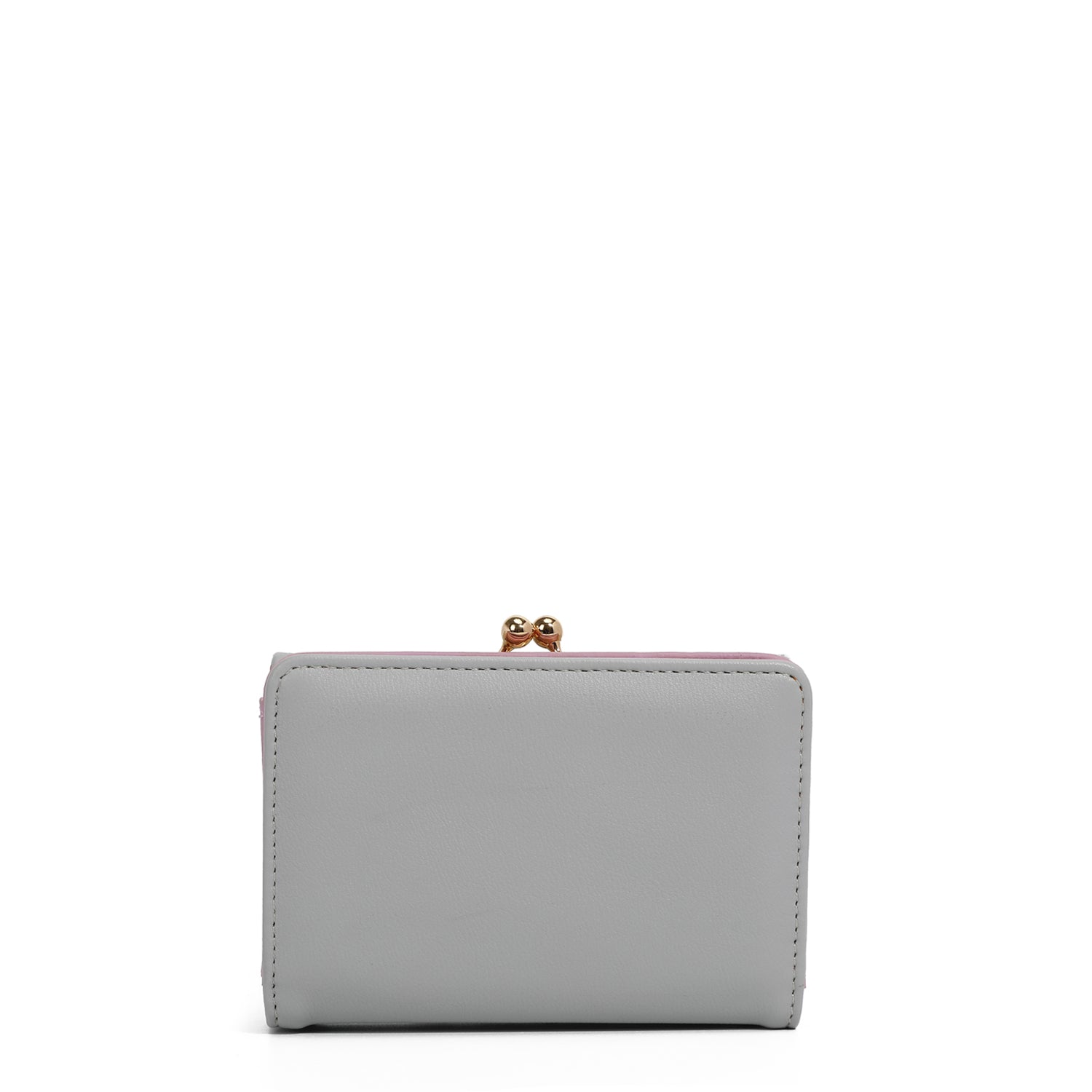 Nicole Lee USA Vegan Leather Trifold Wallet in Gray - us.meeeshop