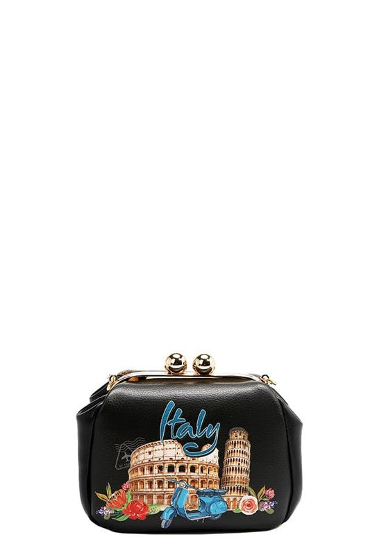 Nicole Lee USA Kiss-Lock Crossbody Mini Bag - us.meeeshop