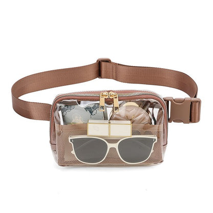 Juni Clear Stadium Belt Bag us.meeeshop -  Handbags