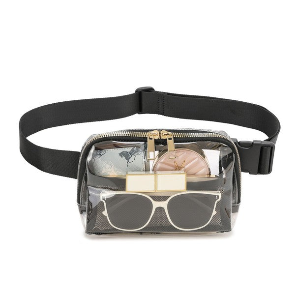 Juni Clear Stadium Belt Bag us.meeeshop -  Handbags