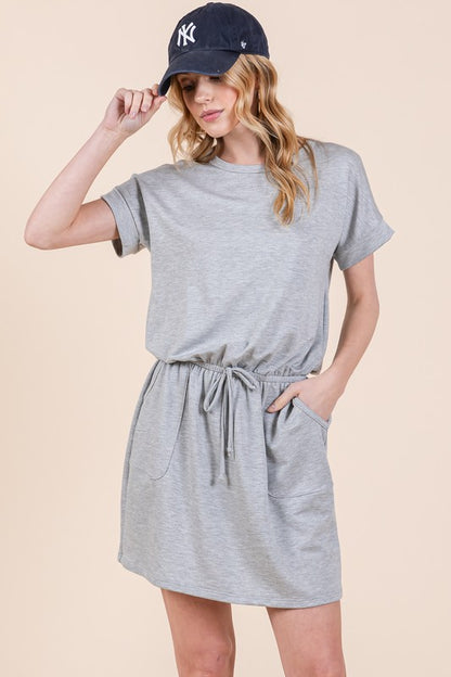 French Terry Dress with Pockets | us.meeeshop
