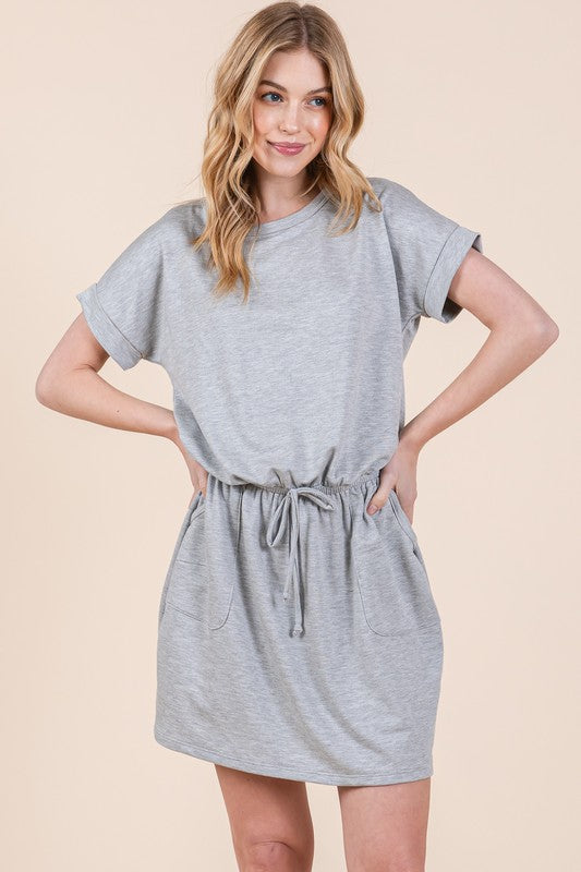 French Terry Dress with Pockets | us.meeeshop