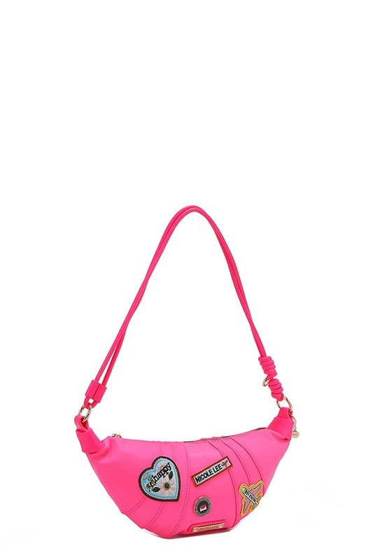 Nicole Lee USA Color Patch Croissant Bag - us.meeeshop