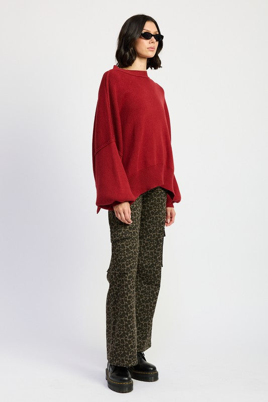 MID RISE WIDE LEG CARGO PANTS | view 5 | Emory Park | us.meeeshop
