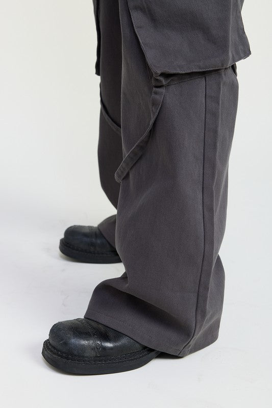 Cargo Pants with Pocket Detail | view 4 | Emory Park | us.meeeshop