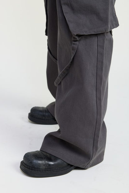 Cargo Pants with Pocket Detail | view 4 | Emory Park | us.meeeshop