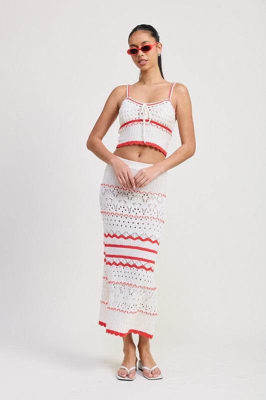 Maxi Crochet Skirt - us.meeeshop