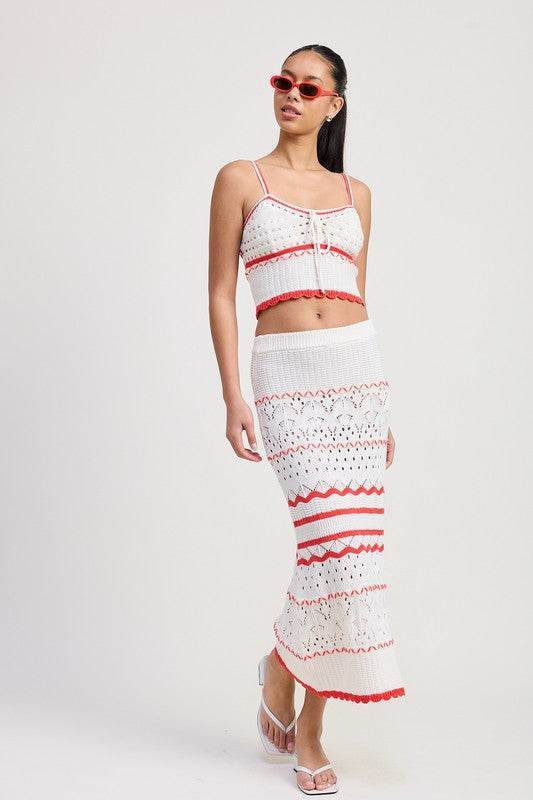 Maxi Crochet Skirt - us.meeeshop