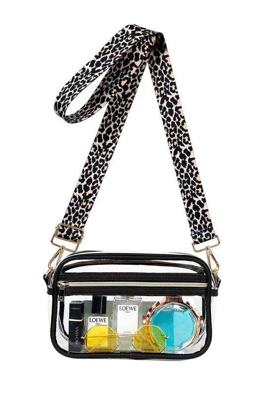 Kendall Leopard Stadium Camera Crossbody - us.meeeshop